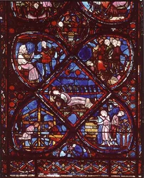 Vitrail représentant la Vie de Joseph, de l